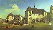 Bernardo Bellotto Courtyard of the Castle at Kaningstein from the South. china oil painting reproduction